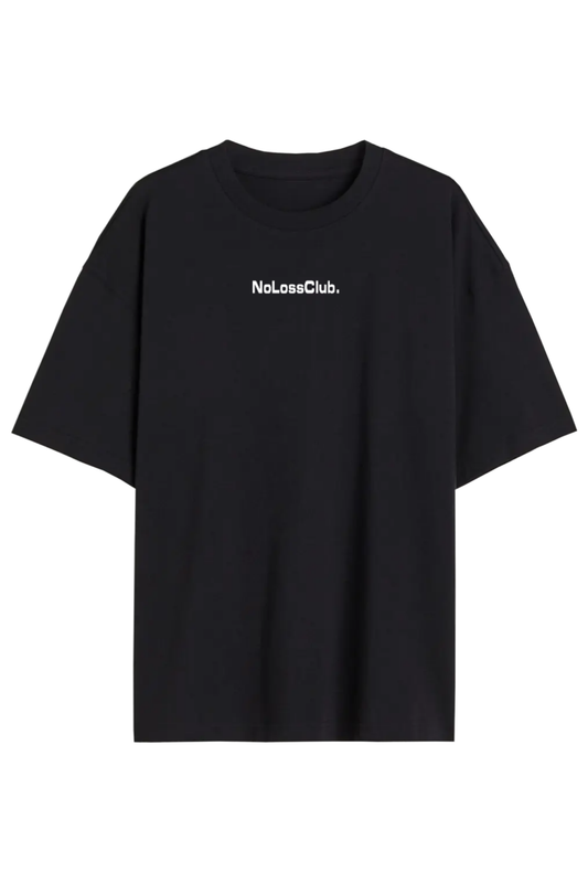 Own The Market Black Oversized Traders T-Shirt